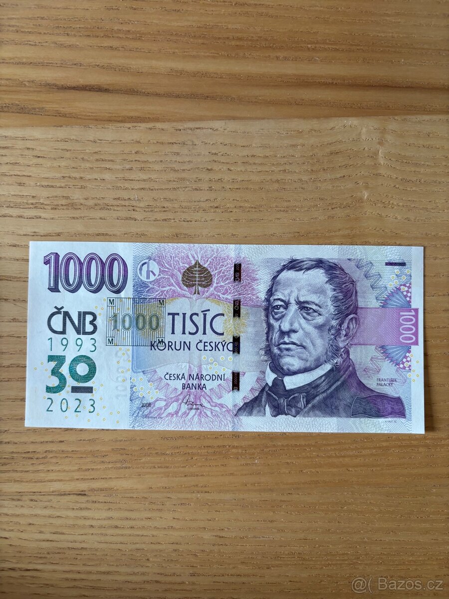 Výroční bankovka 1000kč