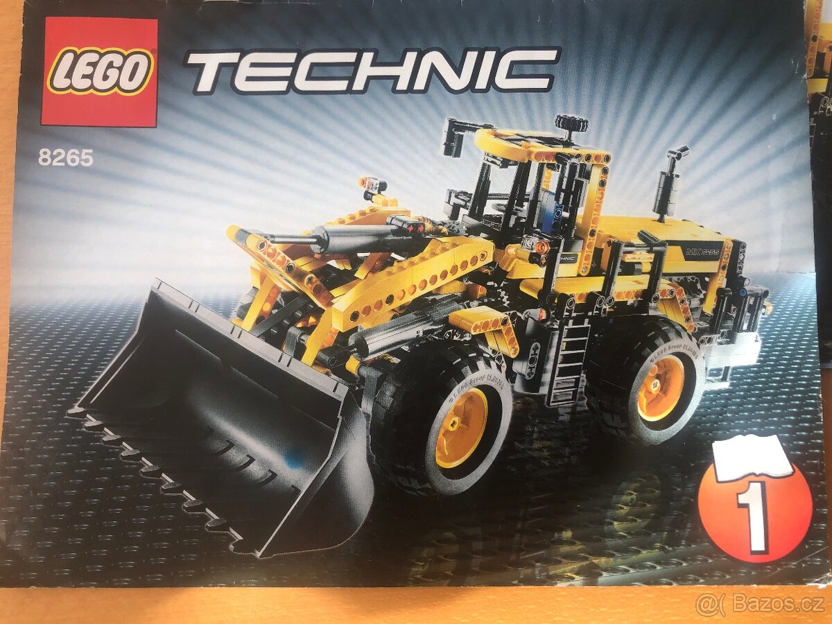Lego Technik 8265 Traktor a Motorova sada Power up 8293