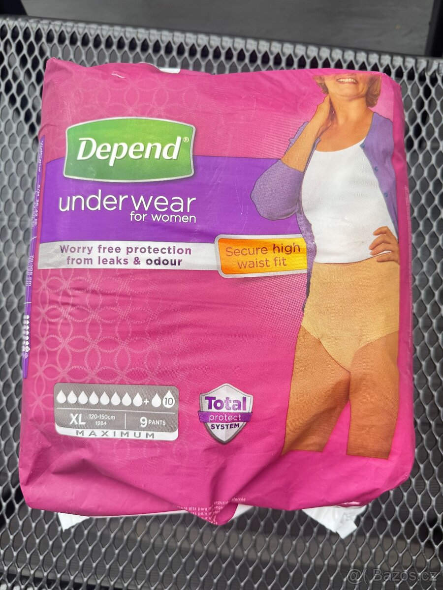 Dámské inkontinenční kalhotky Depend