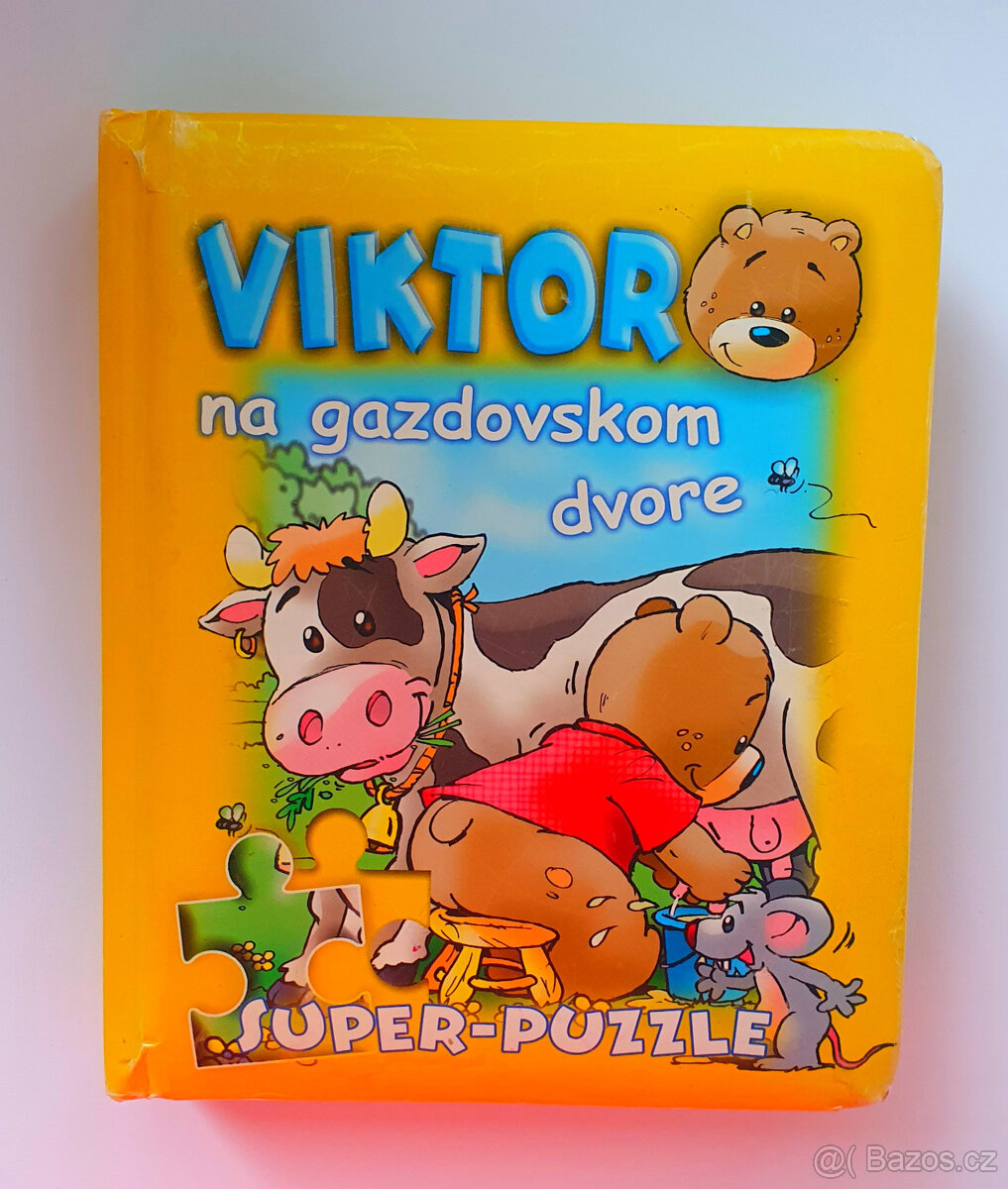 Viktor na selském dvoře.Kniha z puzzle.