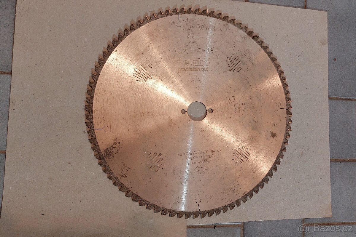 Pilový kotouč METABO HW/CT 315 x 30 mm, 84 zubů