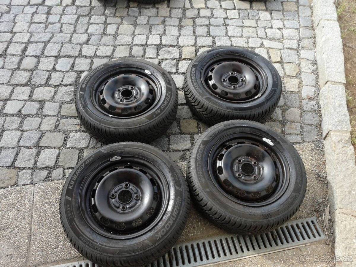 ZIMNÍ PNEU + DISKY FORD HANKOOK 175/65R14