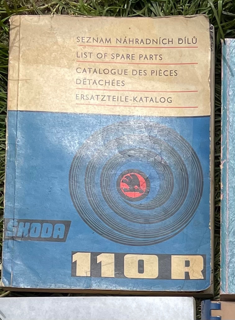 Seznam nahradnich dilu Skoda 110R