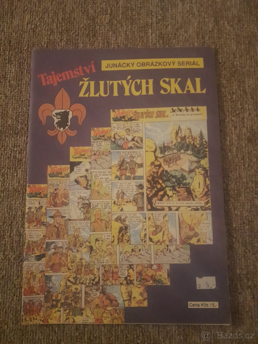 Komiks Tajemství žlutých skal