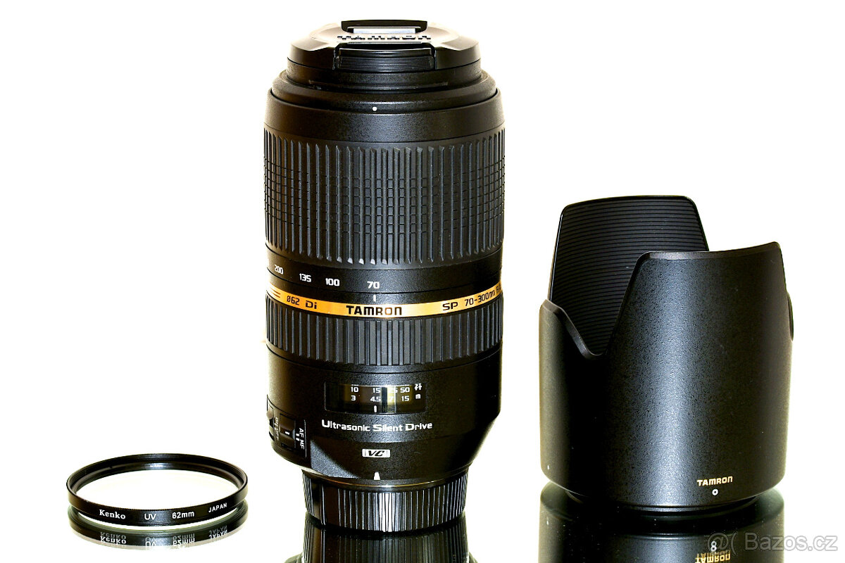 Nikon Tamron SP AF 70-300 DI VC USD + UV filtr TOP STAV