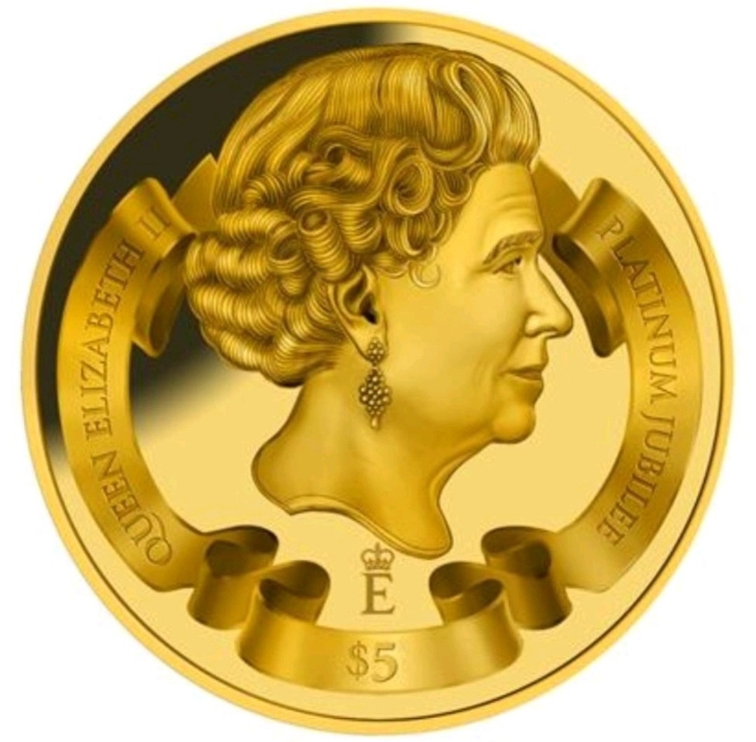 Kráľovná Alžbeta II.-1oz zlatá platinové jubileum 70rokov