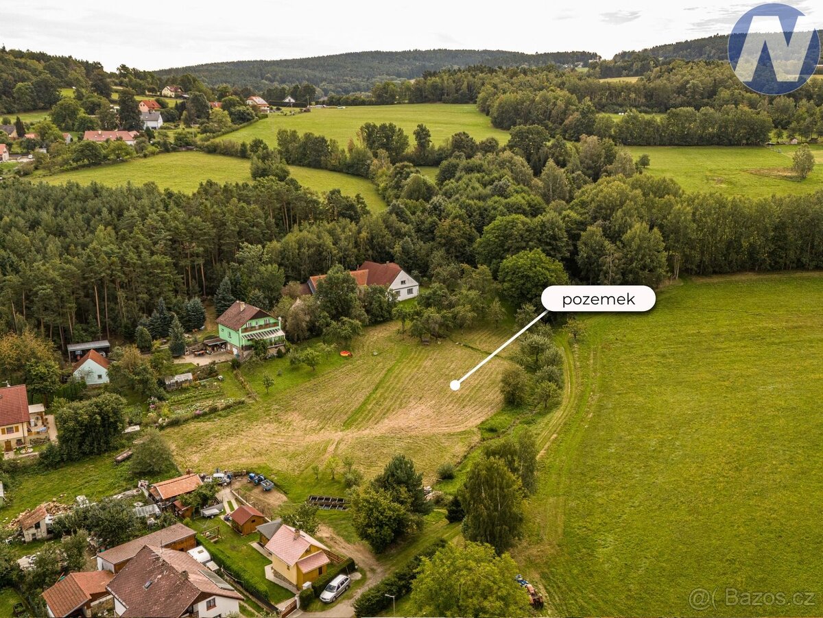 Prodej stavebního pozemku, 1.670 m2, Bělečská Lhota