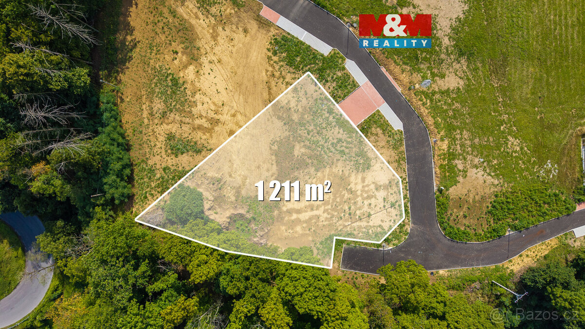 Prodej pozemku k bydlení, 1211 m², Niměřice