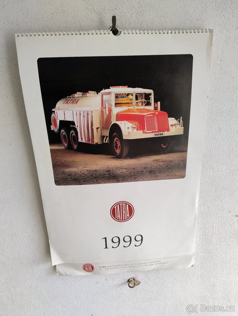 Tatra kalendář rok 1999