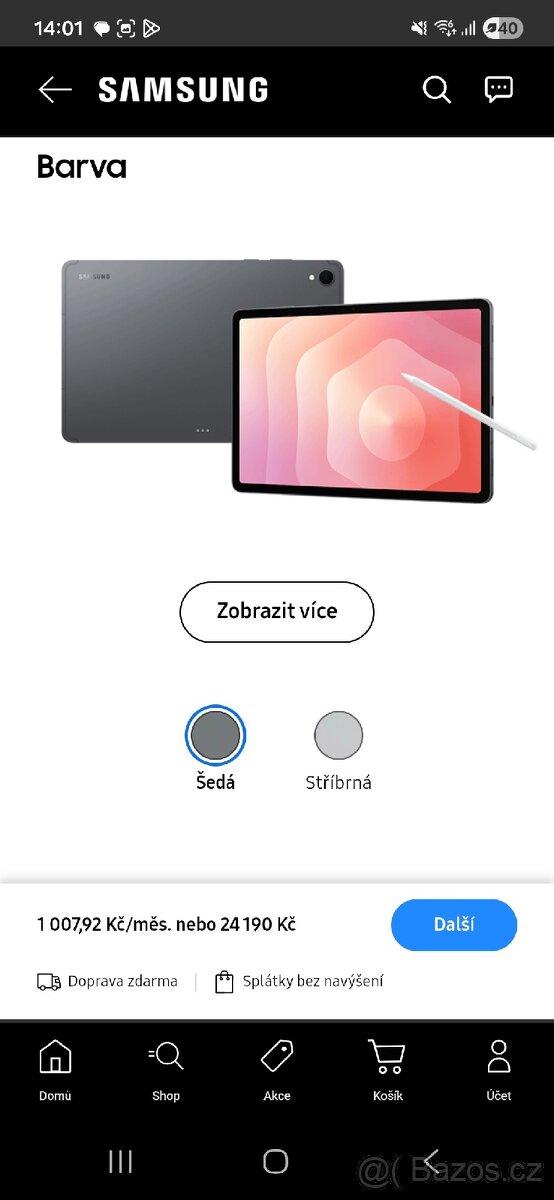 Prodám Samsung Galaxy tab S11