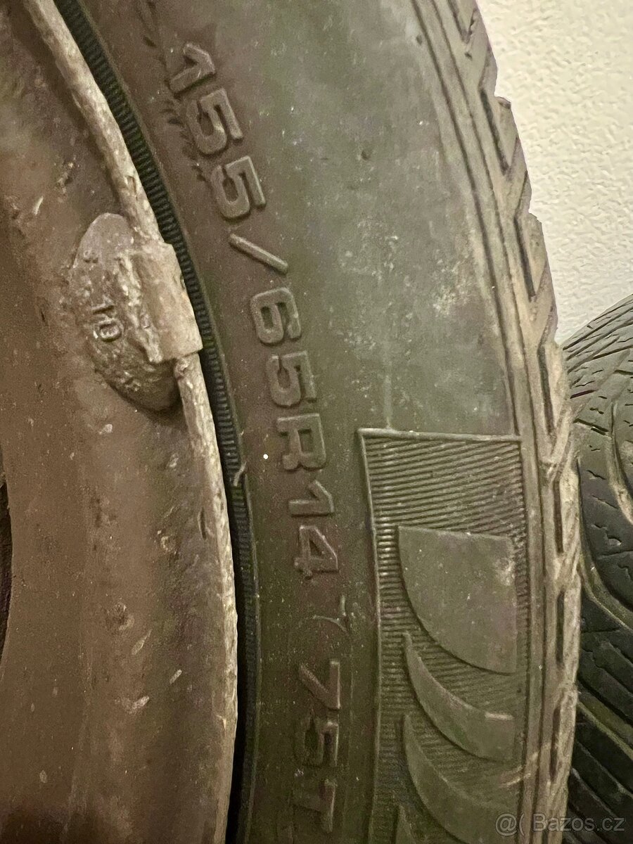 2ks pneumatik univerzál 155/65R14 75T