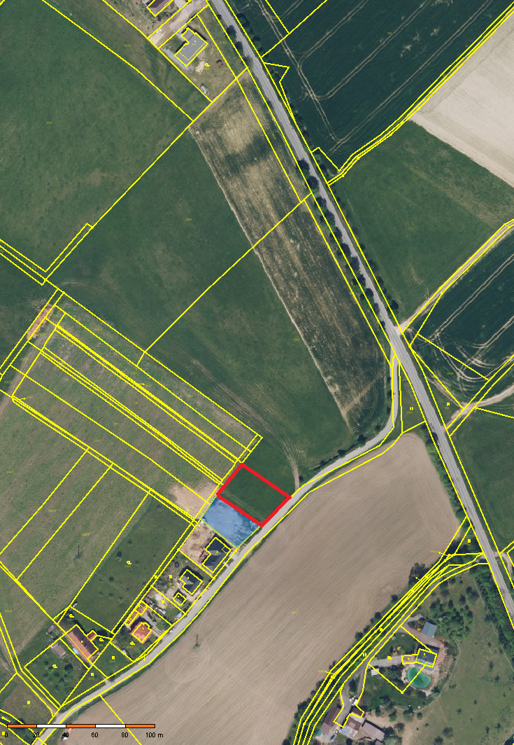 Pozemek 1000m2 v Kostelci nad Orlicí - Kostelecká Lhota