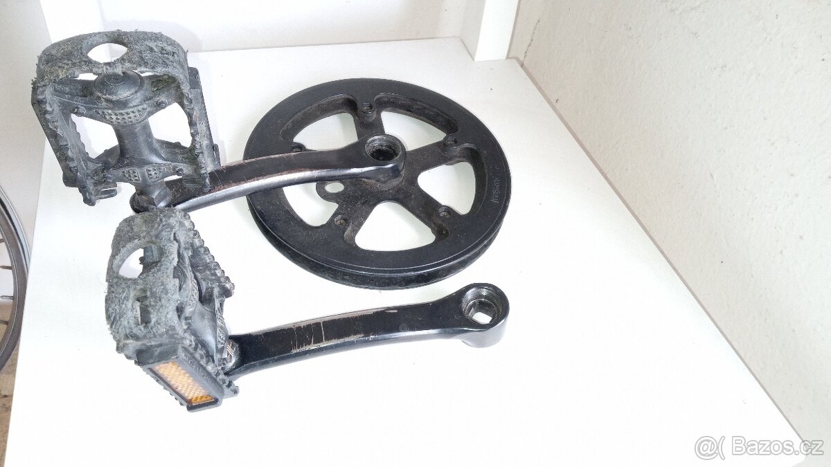 Kliky , jedno převodník , na dětské kolo