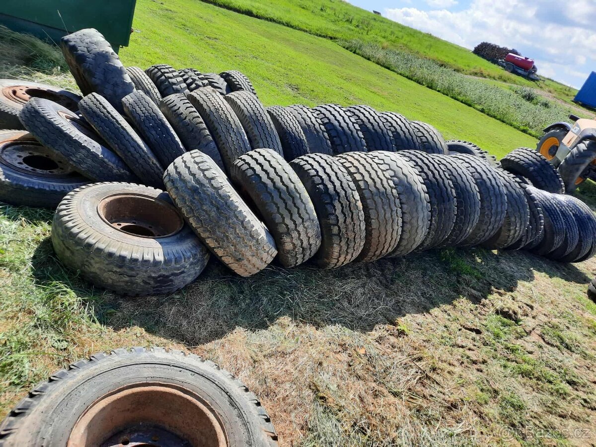 Kompletne kolesá  diely na vlecku prives