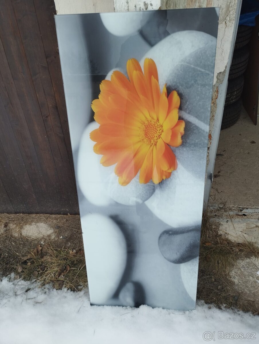 Skleněný obraz obdelníkový.tvar 125x49cm