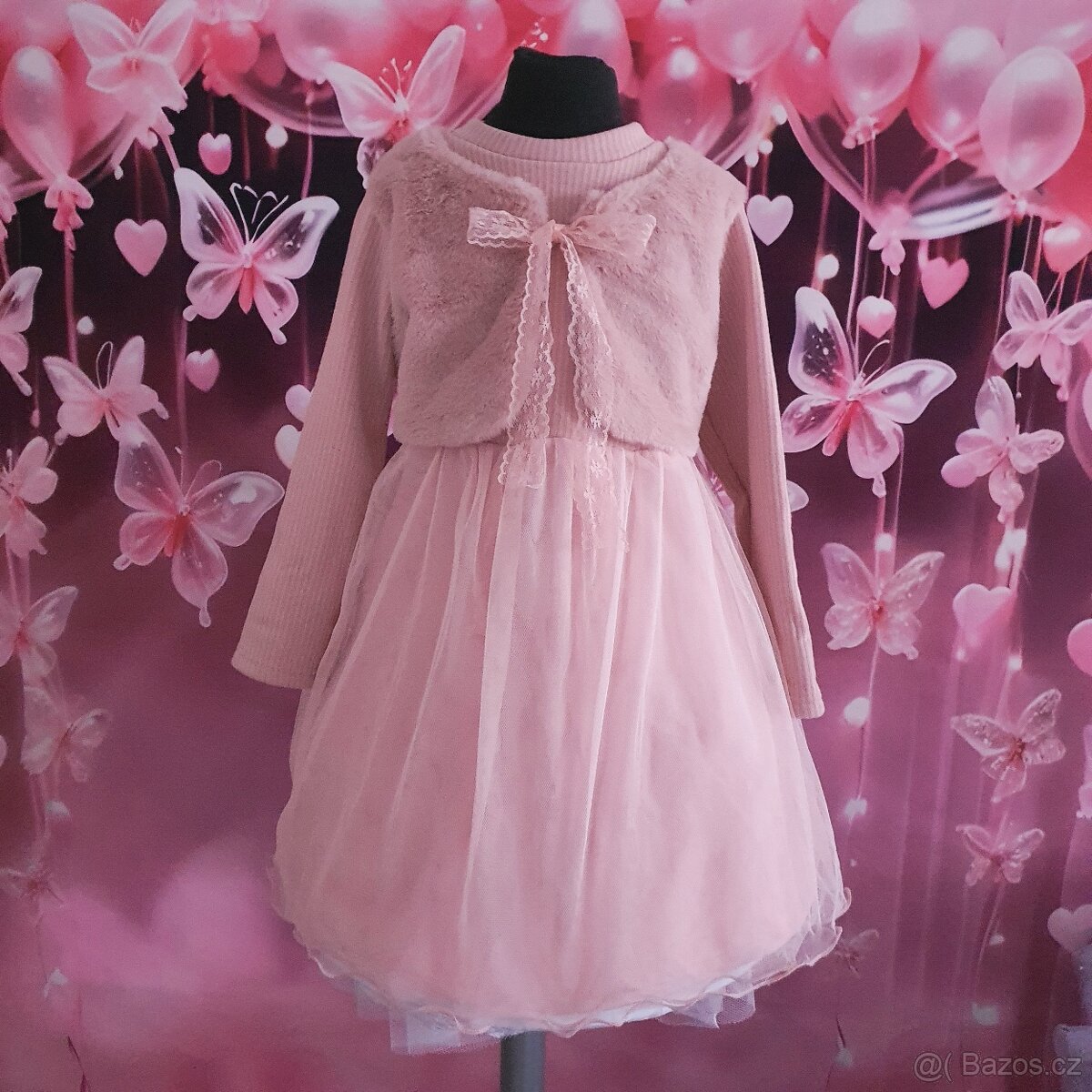 Dívčí šatičky s bolerkem