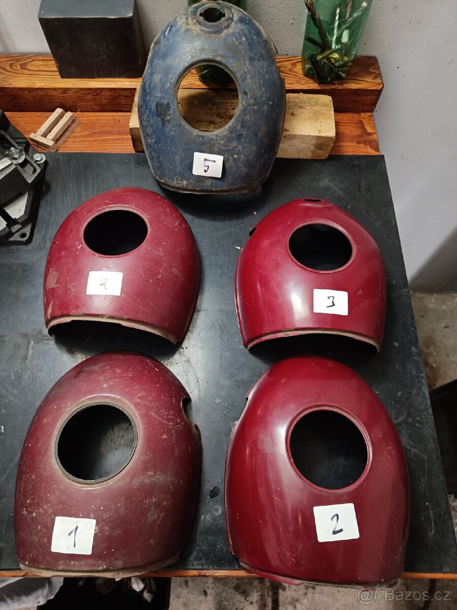 Horní masky Jawa čz