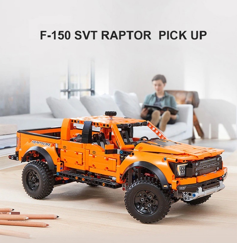 Stavebnice Ford F150 Raptor kompatibilní s LEGO