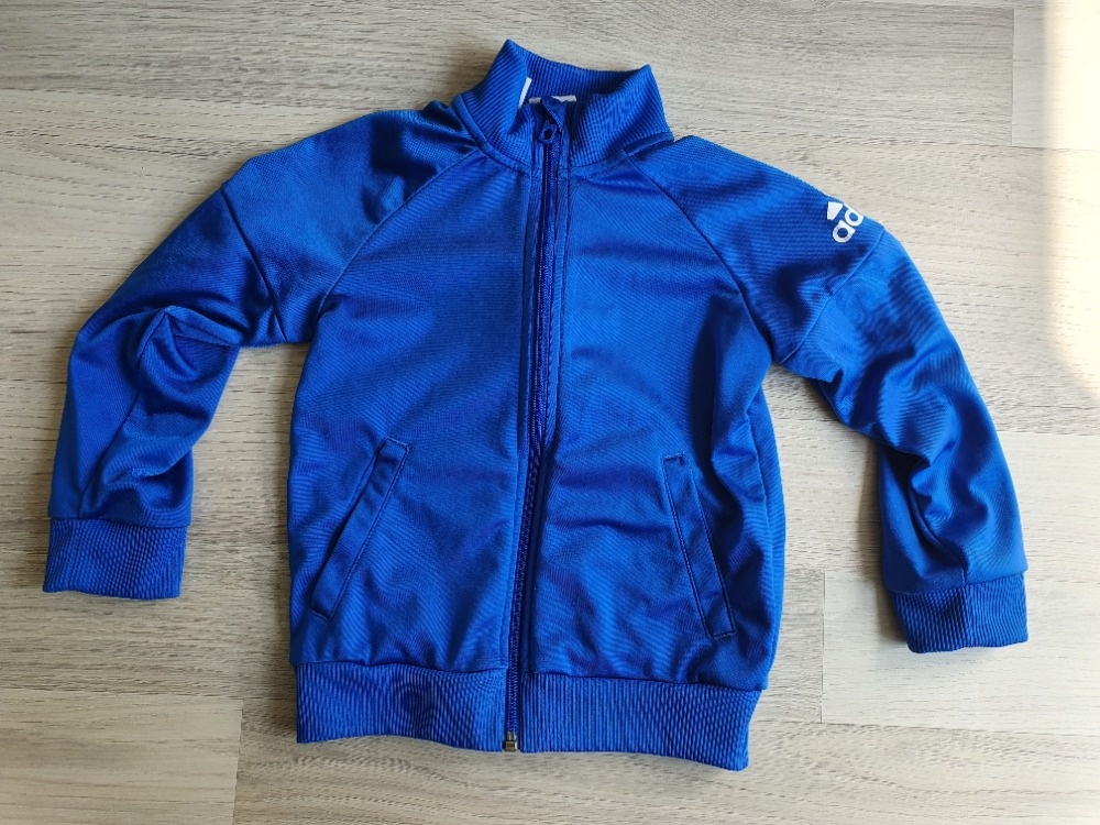 Adidas sportovní na zip, vel. 110 top stav
