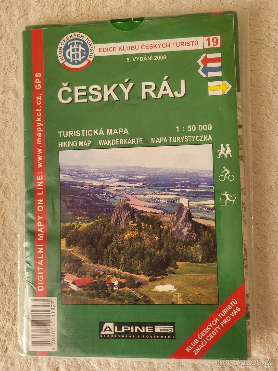 Turistická mapa Český ráj