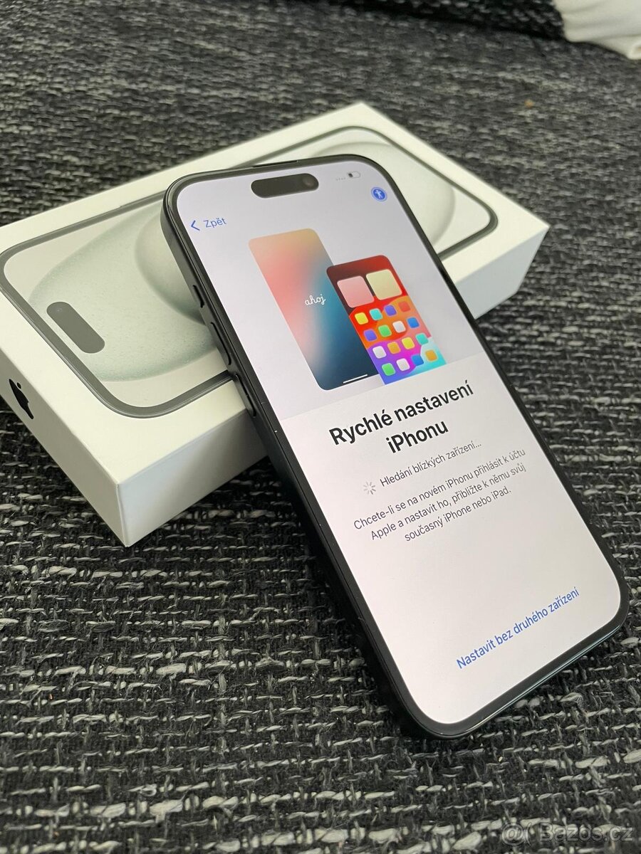 iPhone 15, 128gb, černý, Nový záruka 24měs.