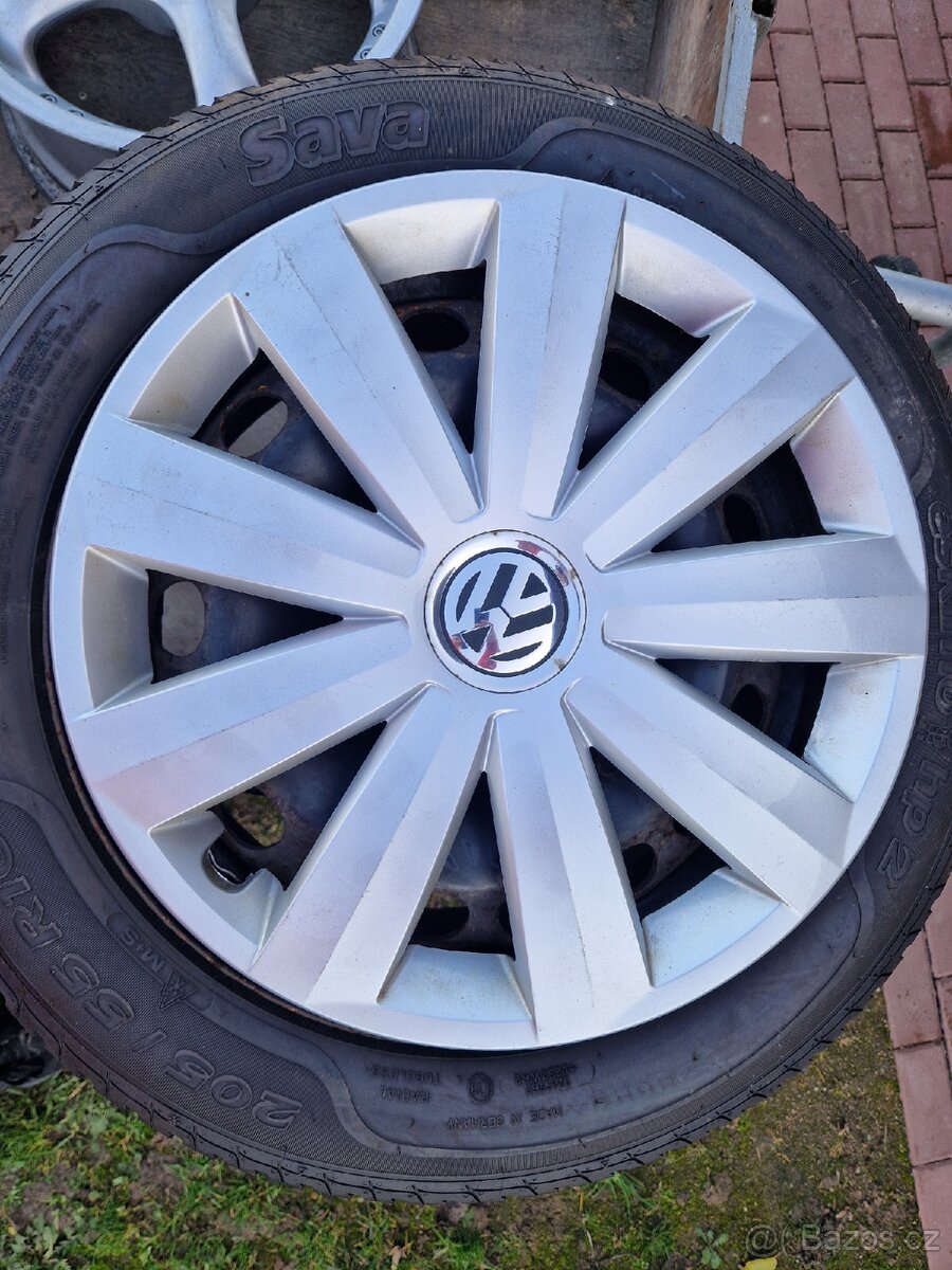 Plechové disky R16, 5x120, ET42 VW, Škoda