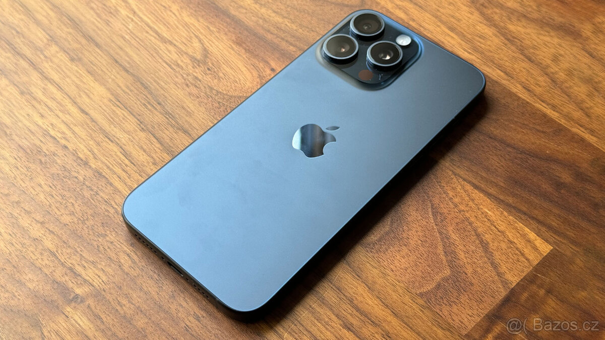 IPHONE 15 PRO MAX / 256 GB.BLUE TITANIUM.BATERIE 100 %