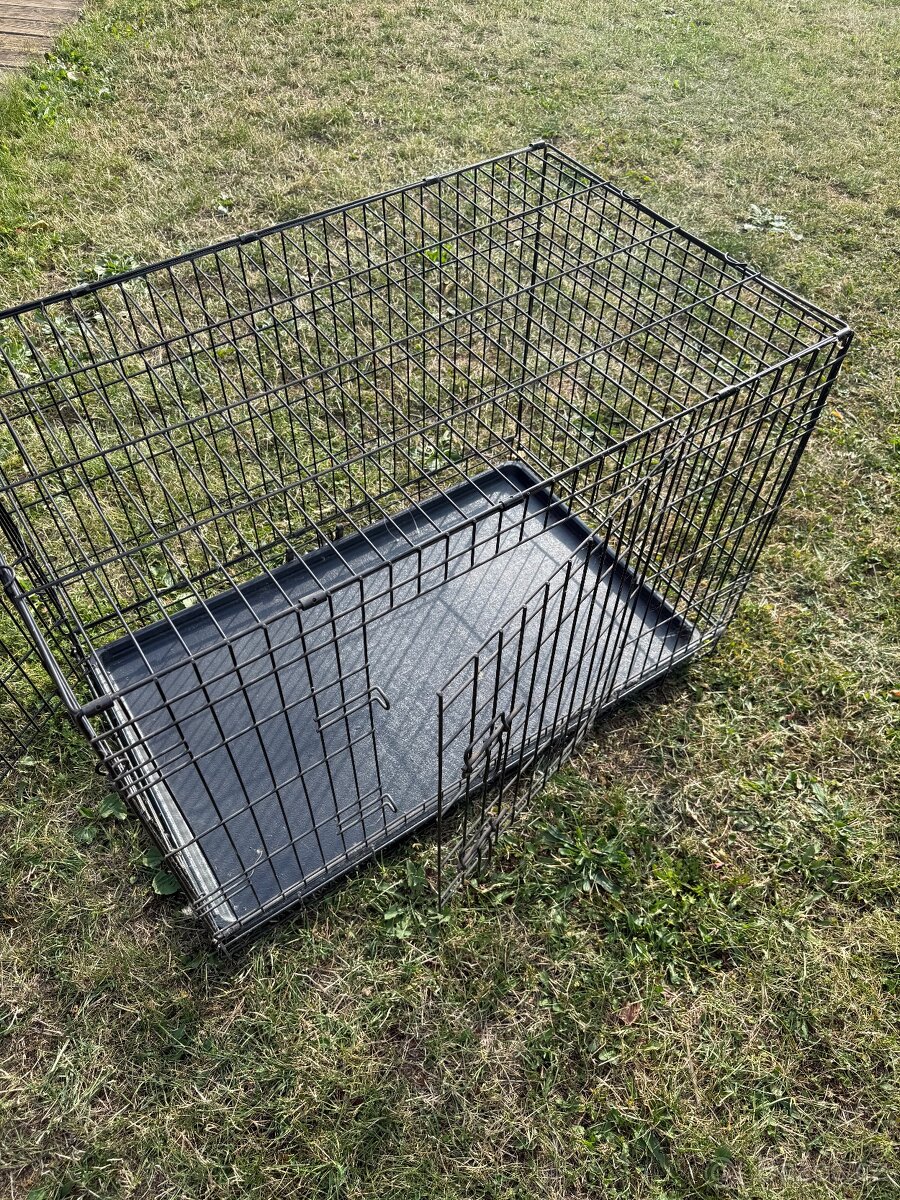 Klec na psa přepravní skládací
