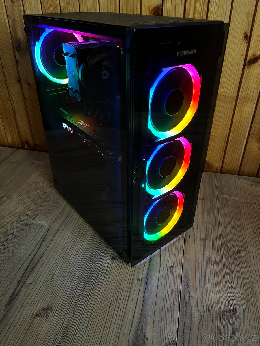 Herní počítač Ryzen 5 2600, GTX 1060, 16GB RAM