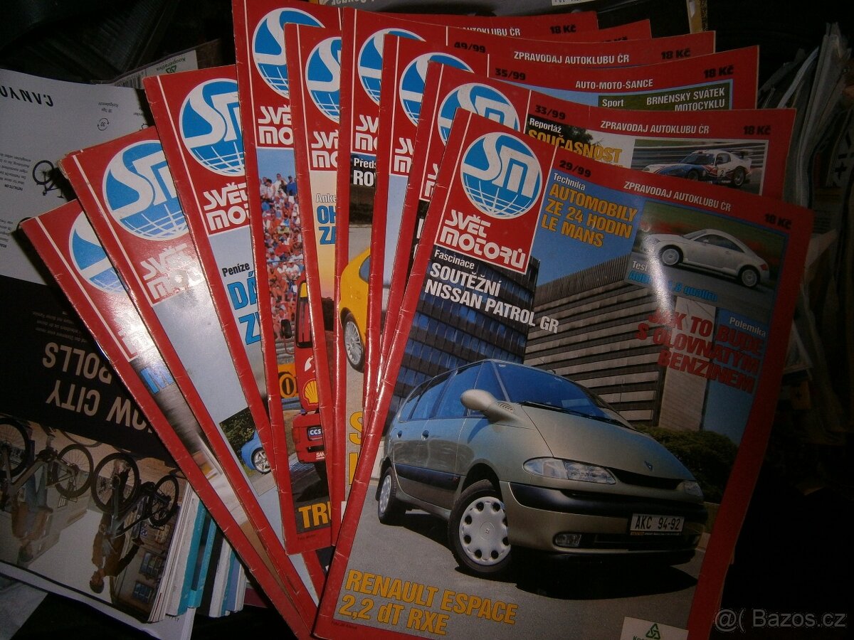 SVĚT MOTORŮ, AUTOHIT, AUTO 7, AUTO-TIP atd