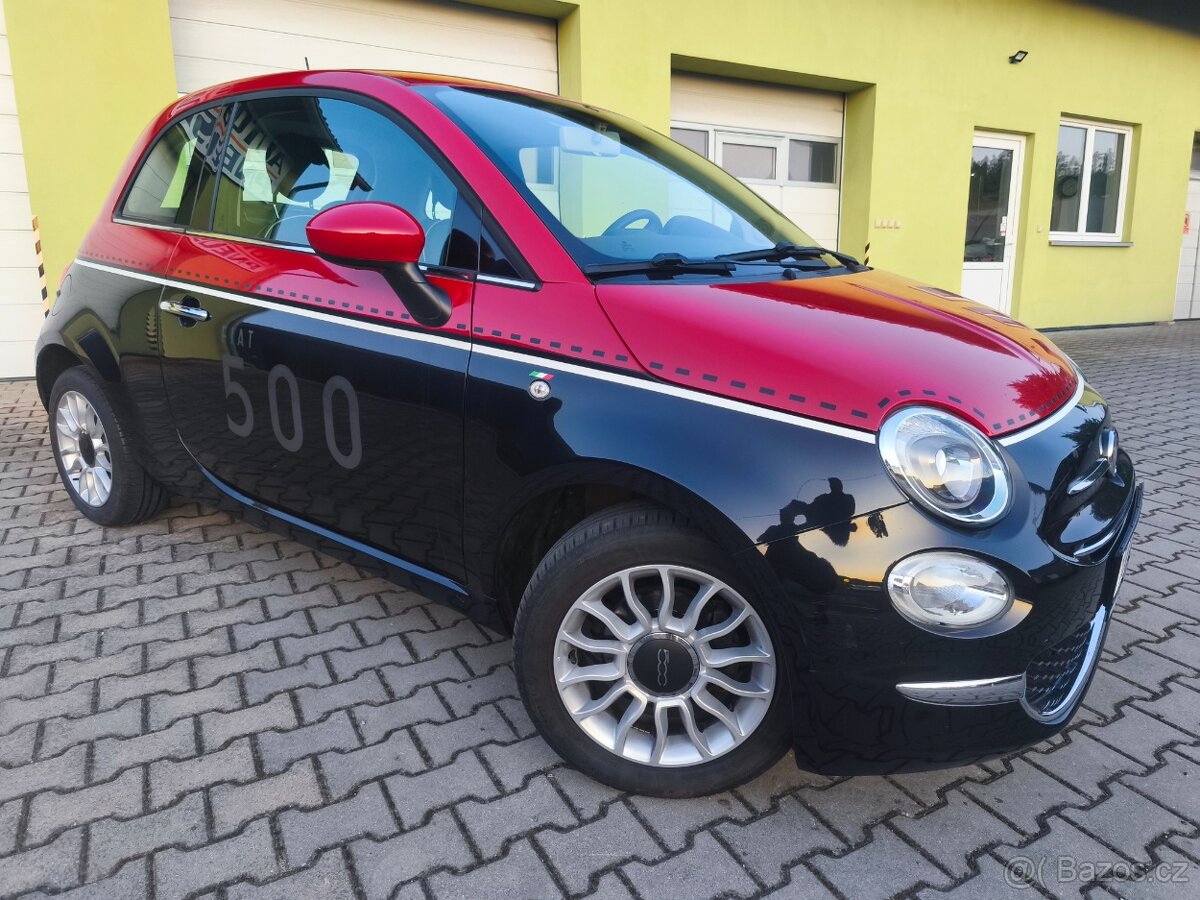 Fiat 500 Lounge-velmi pěkné atraktivní auto