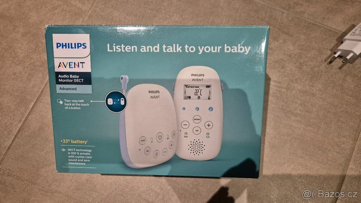 Dětská chůvička Philips AVENT Baby DECT monitor SCD715