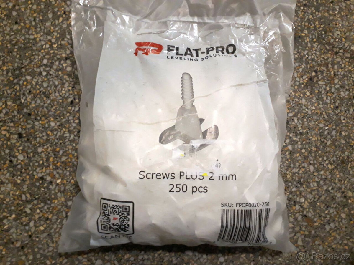 Flat-Pro Leveling šrouby 2mm 250ks
