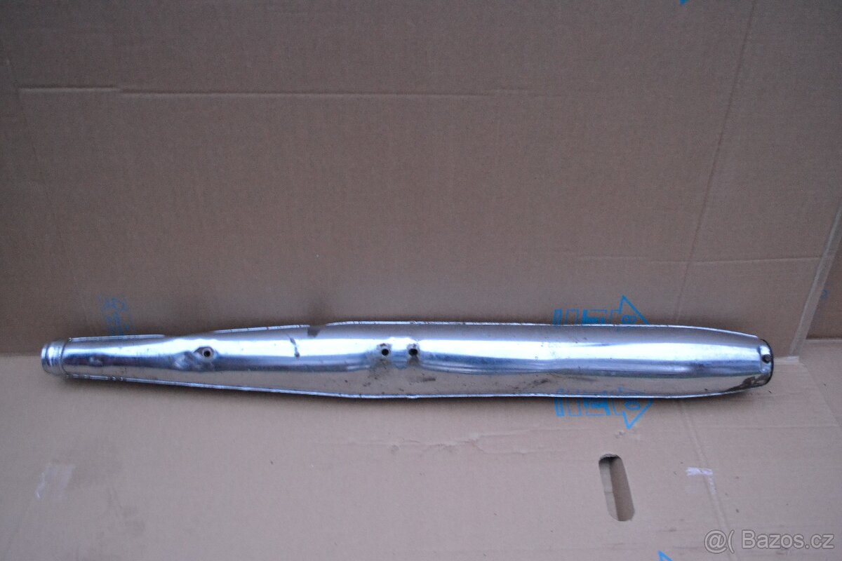 JAWA 350/634 - první model, Výfuk.