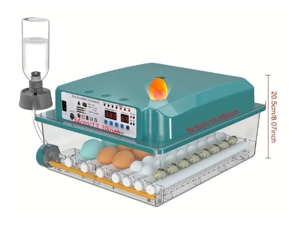 Chytrý automatický inkubátor, líheň pro 36 slepičích vajec