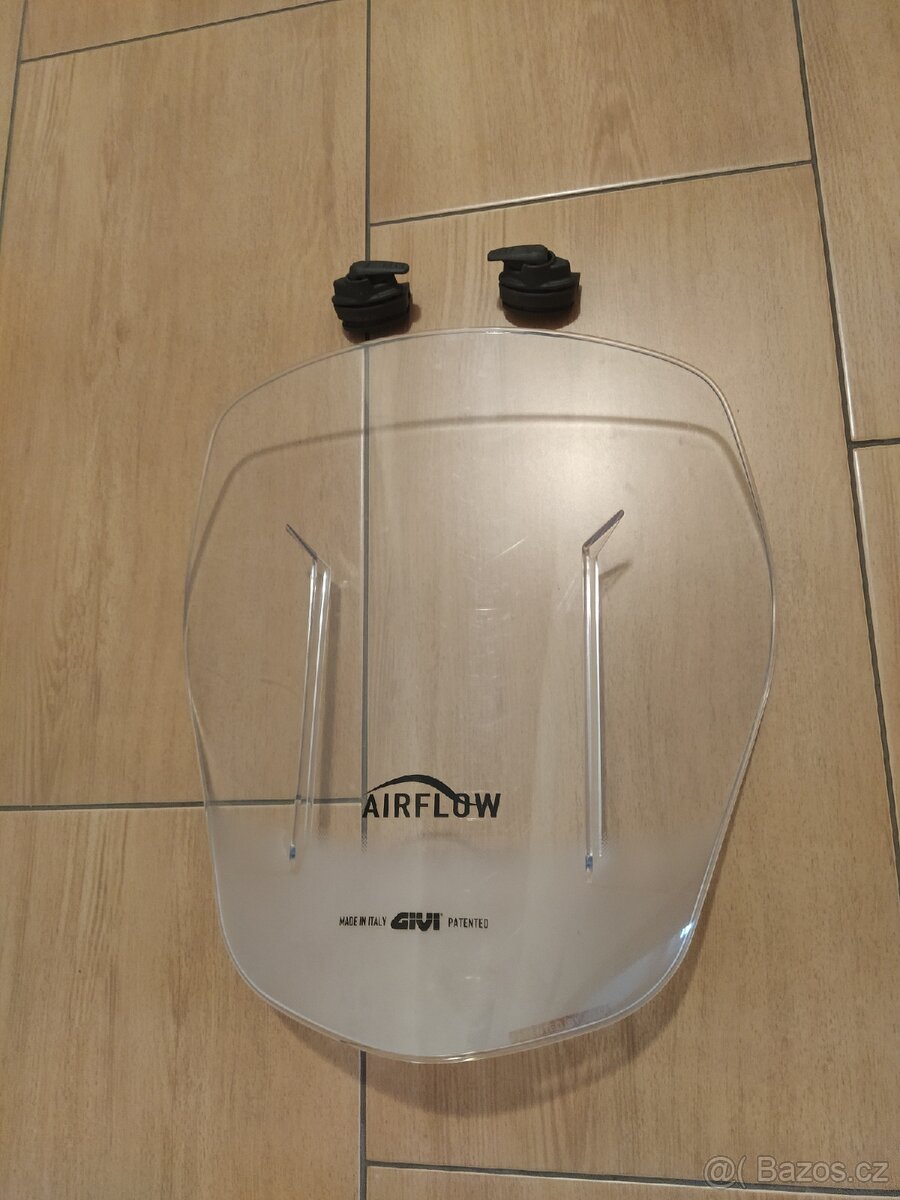 Stavitelné přídavné plexi na motorku