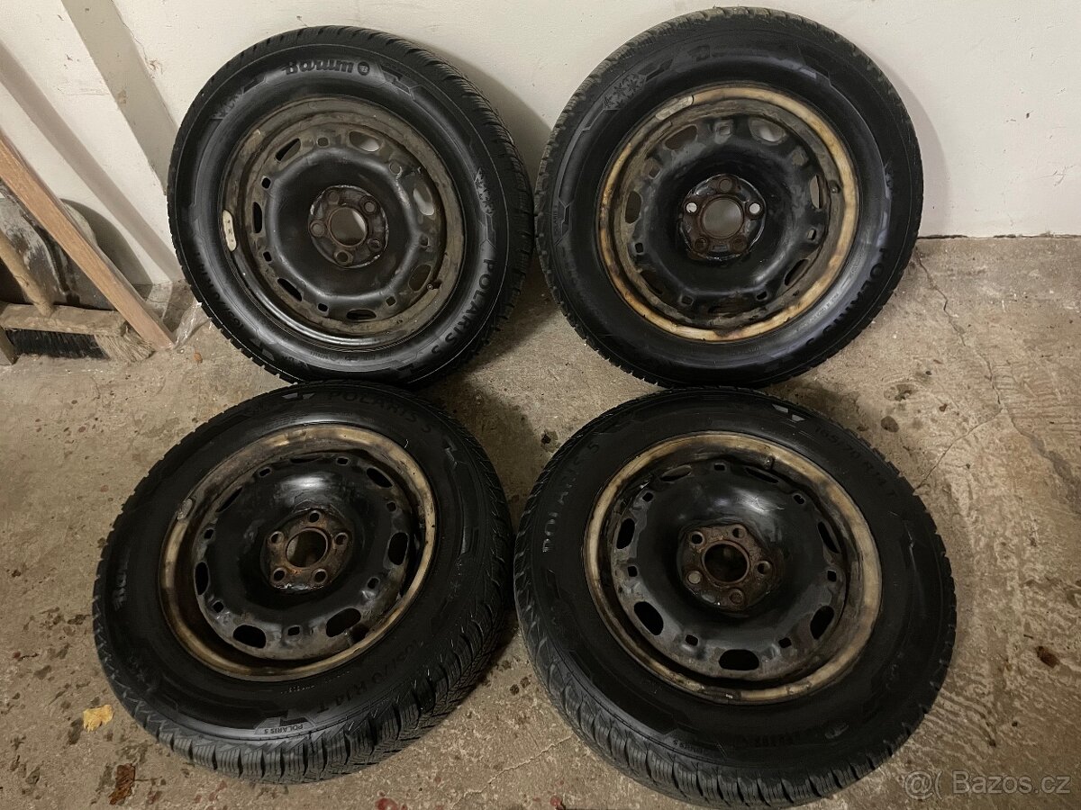 Disky Fabia 5x100 R14 zimní pneu 2022 (cena za sadu)