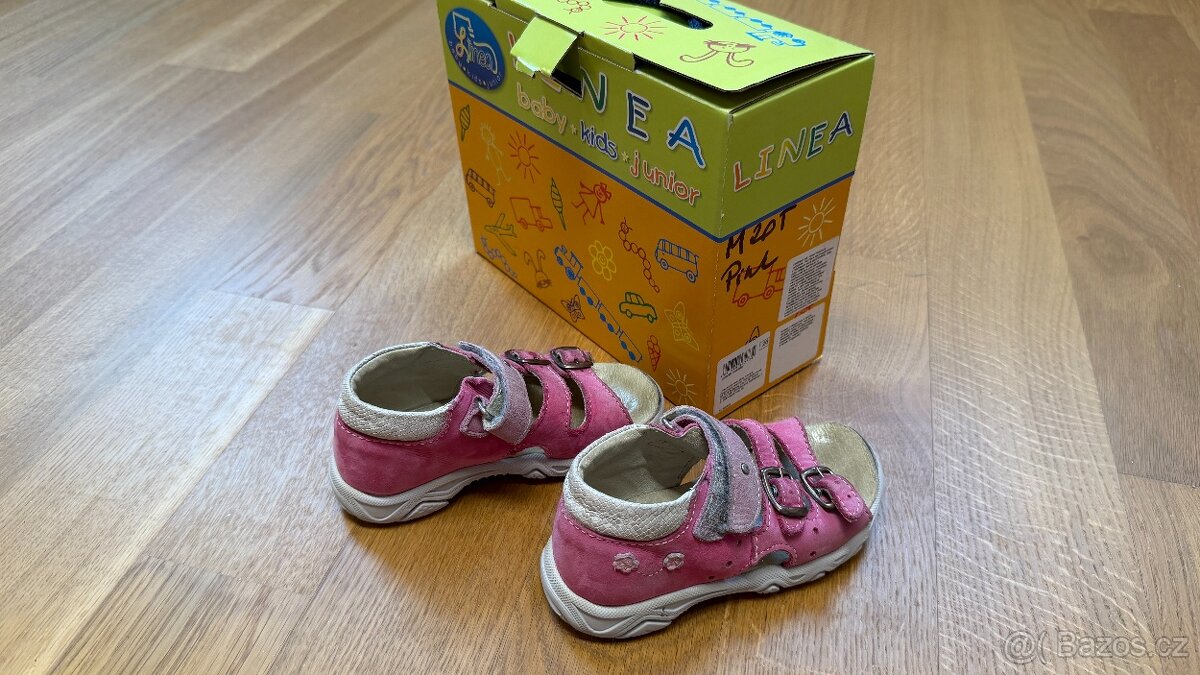 Dětské boty, sandály,sandalky, bačkory LINEA vel.26 pc1100Kč