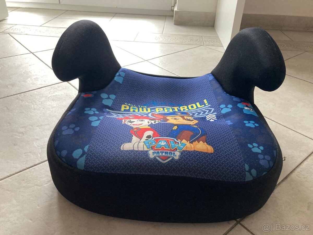 Dětský podsedák Paw Patrol, tvrdý plast, 15–36 kg