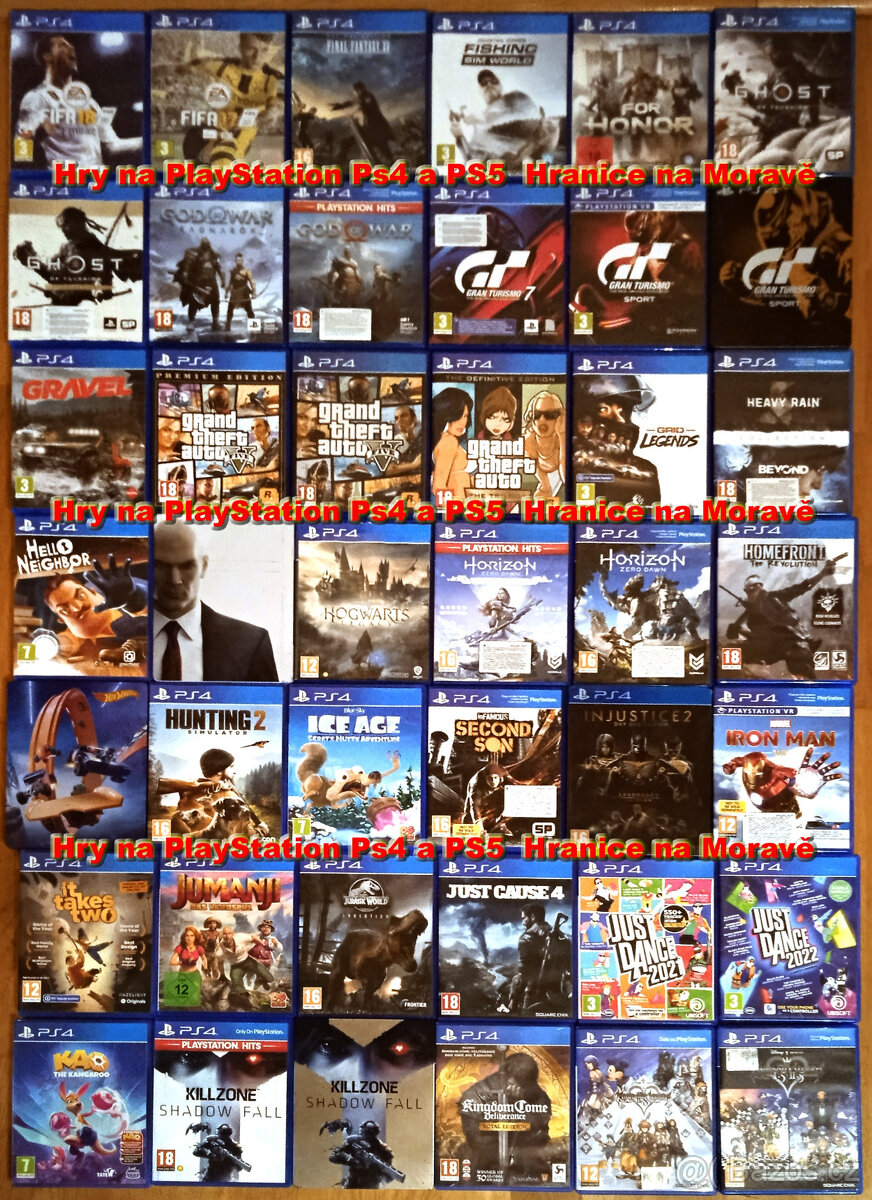 Hry na Playstation PS4 a PS5 - 2.část.  Na SMS nereaguji