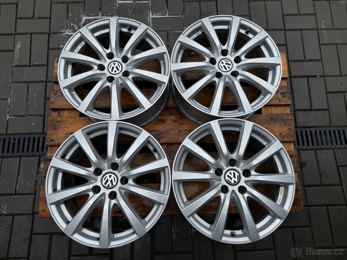 Alu kola, disky r17 5x112 VW Platin