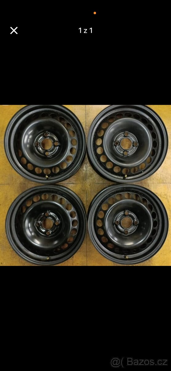 Plechové disky 4x100