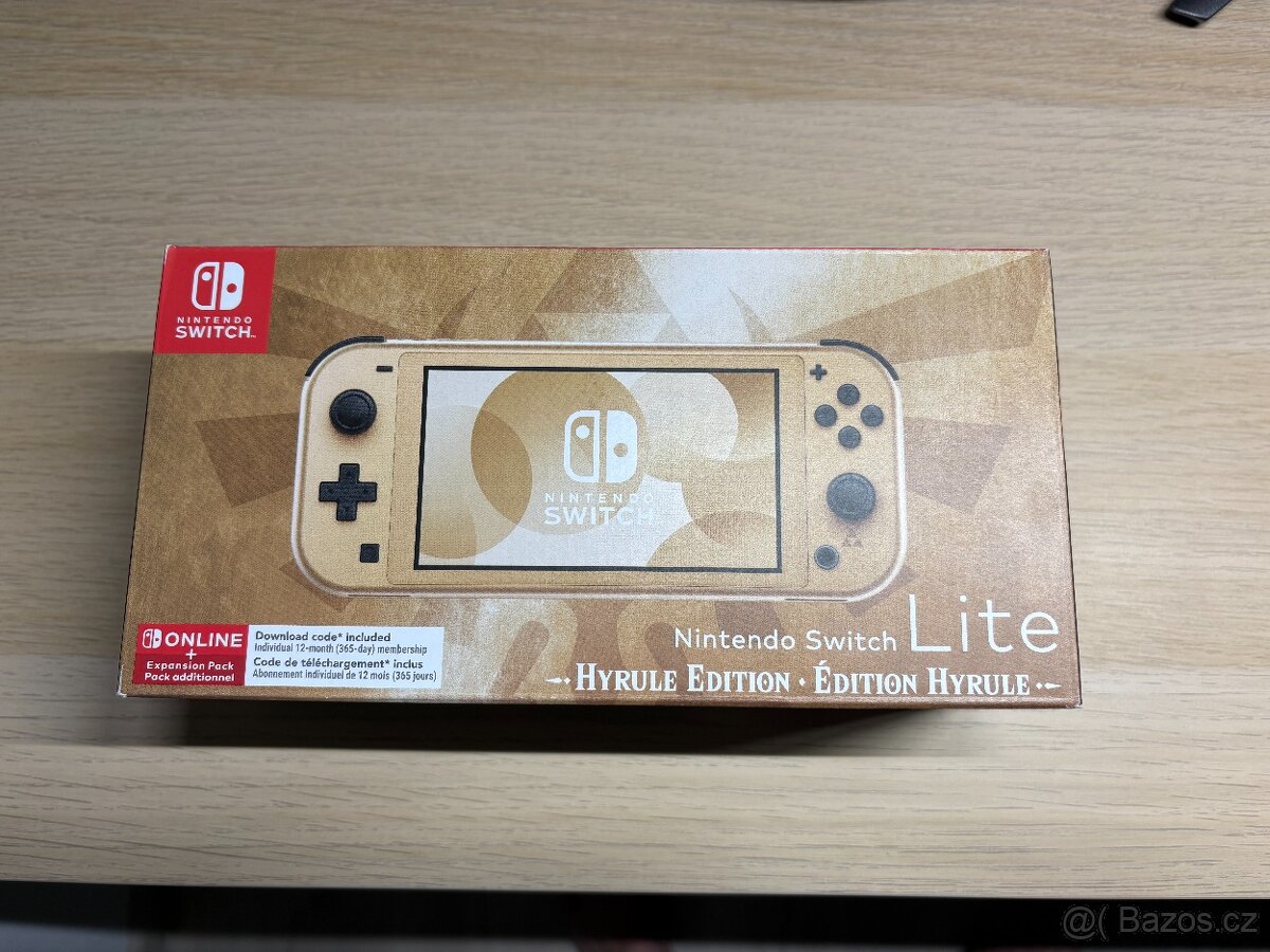 Nintendo Switch Lite - HYRULE EDITION - NOVÝ Nerozbalený