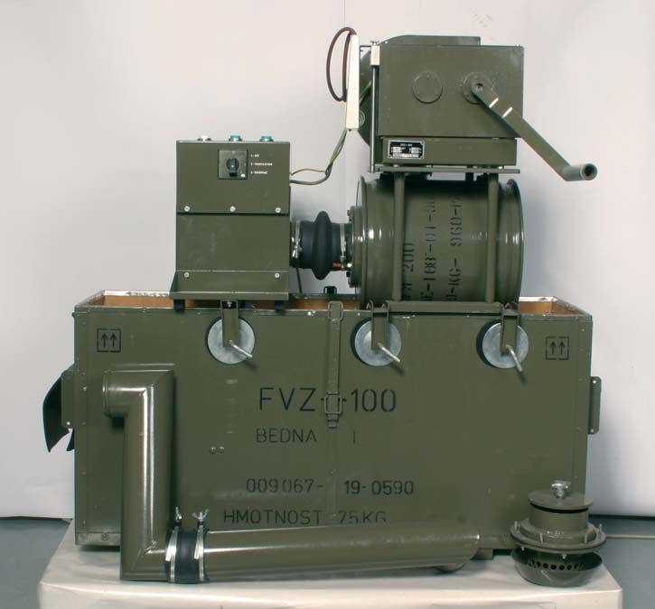 FVZ 100 filtroventilace - Bunkr - kryt CO ...