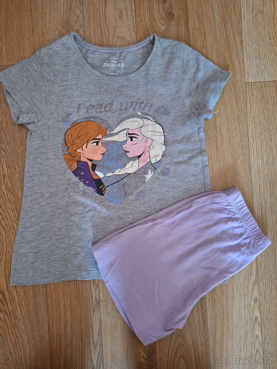 Pyžamko Anna a Elsa