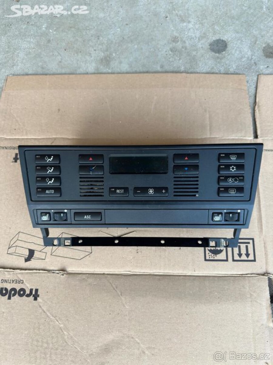 Klima panel + panel výhřevu BMW E39 sedan