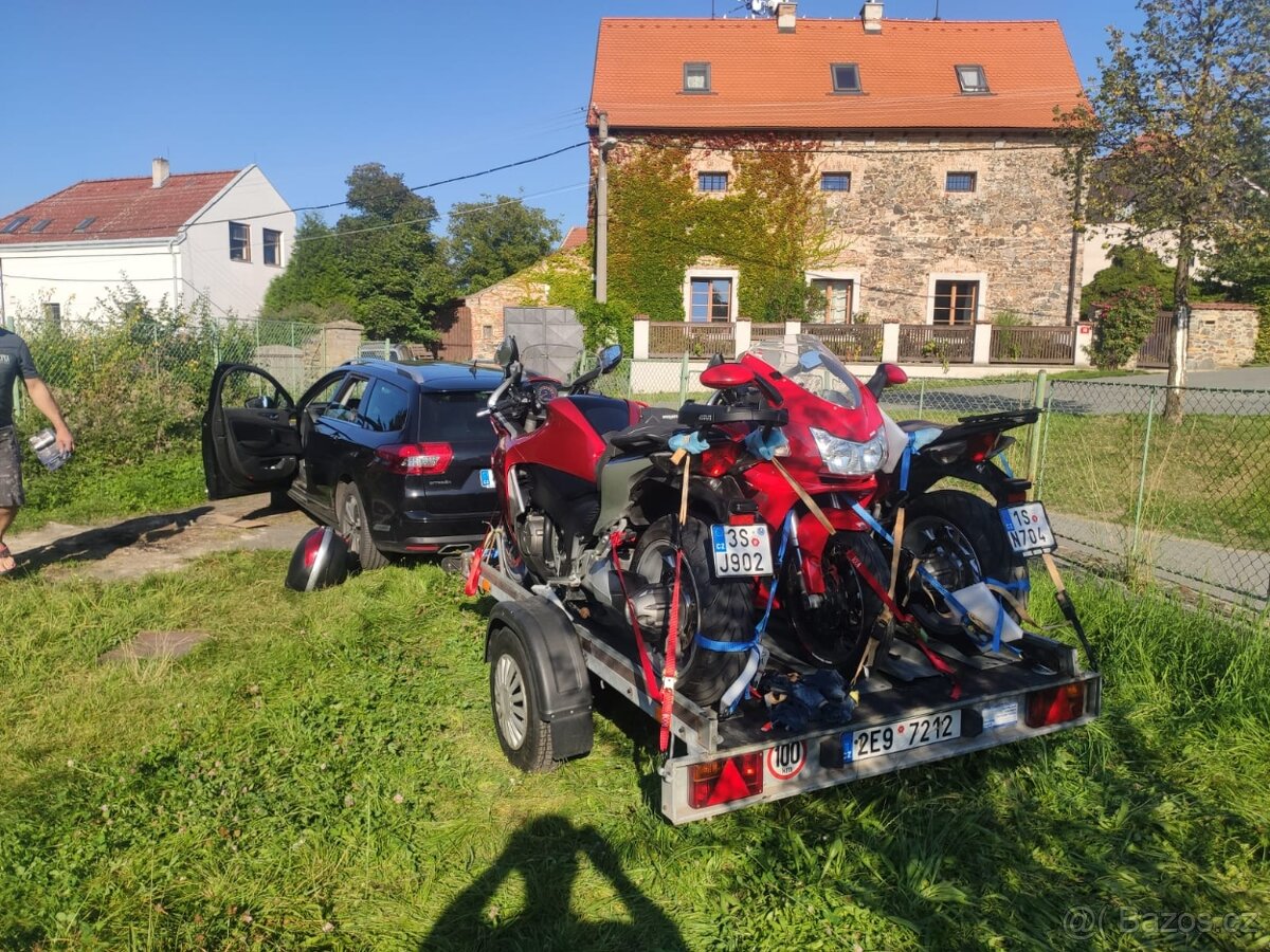 AGADOS přívěs na 3 velké motorky