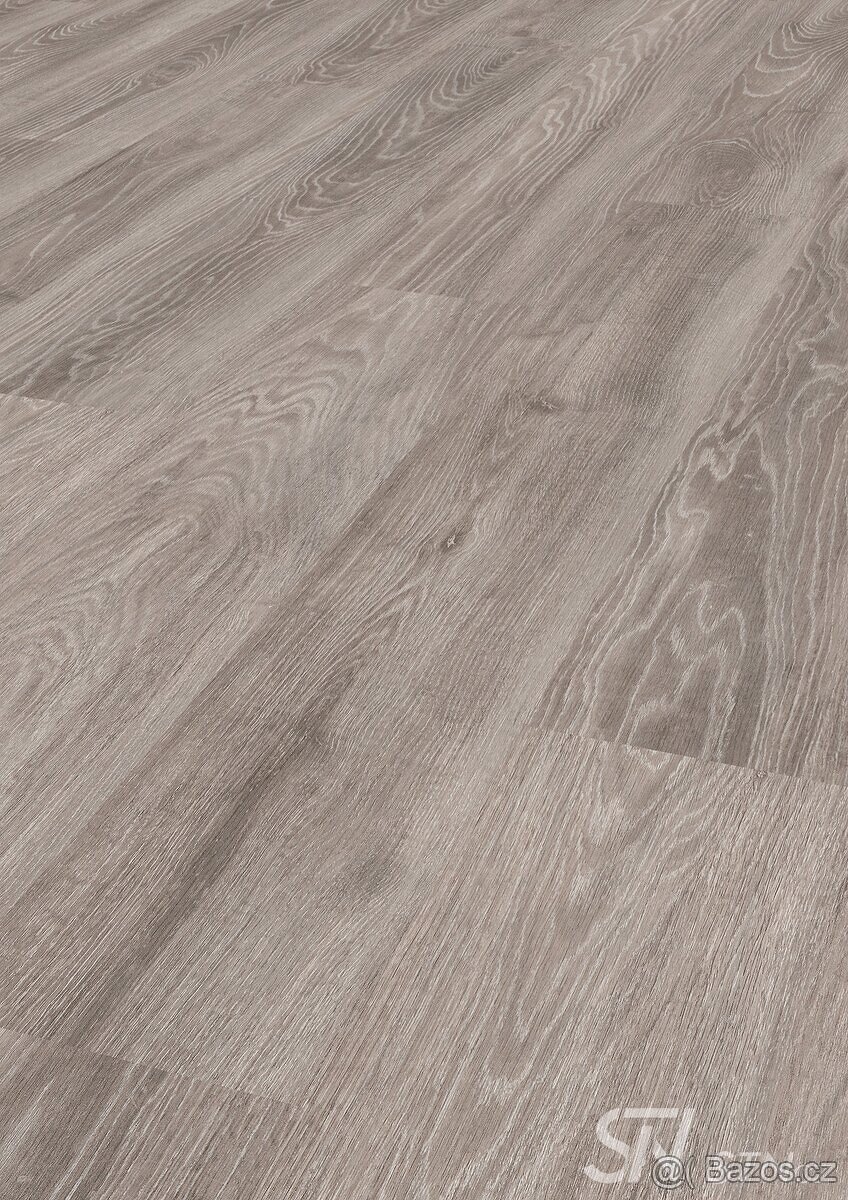 Laminátová plovoucí podlaha 92 m2 dub šedý sleva 35%NOVÁ