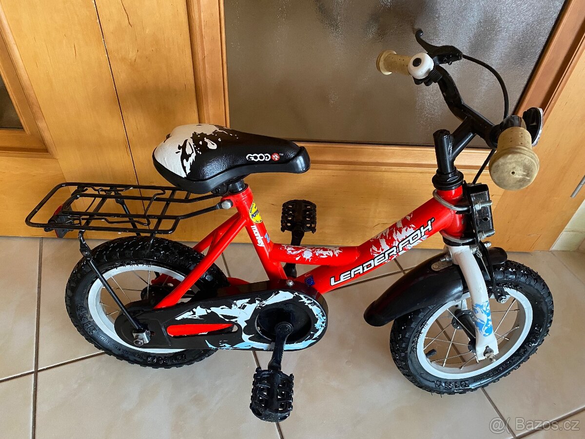 Dětské kolo vel. 12 s přídavnými koly