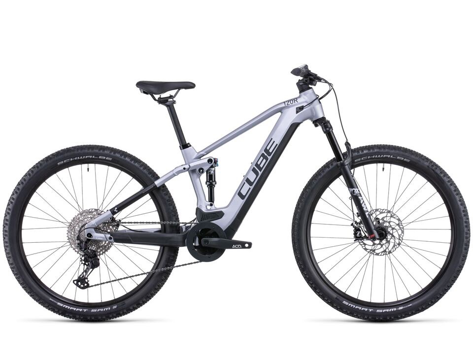 Cube Stereo Hybrid 120 Race 625 - Polarsilver´n´black vel. M